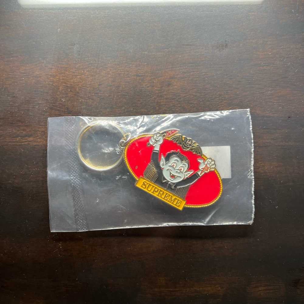 Supreme vampire boy keychain